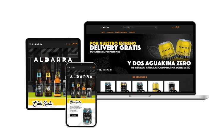 Proyecto web de un E-Commerce para Cerveza Aldarra