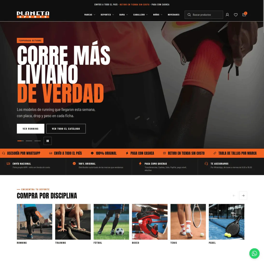 Tienda online de Planeta Sports