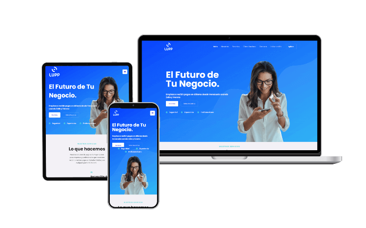Desarrollamos la web de Lupp